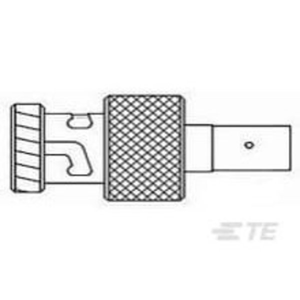 Raychem Rf Triaxial Connector  Female  Cable Mount  Plug DK-621-0435R-2S